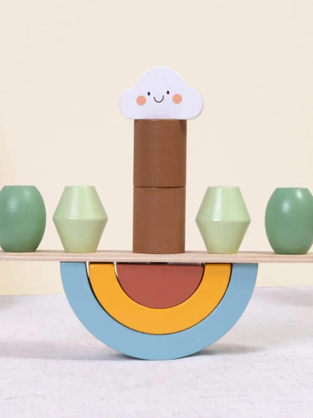 NEW Montessori Wooden Animal Stacking Balance Toy Educational Toddler Gift
